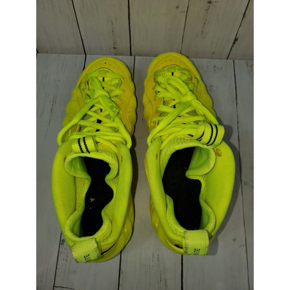 Nike Air Foamposite Pro Volt 2014 Men's Size 9 Sneakers Neon Yellow 624041-700 - Picture 9 of 12